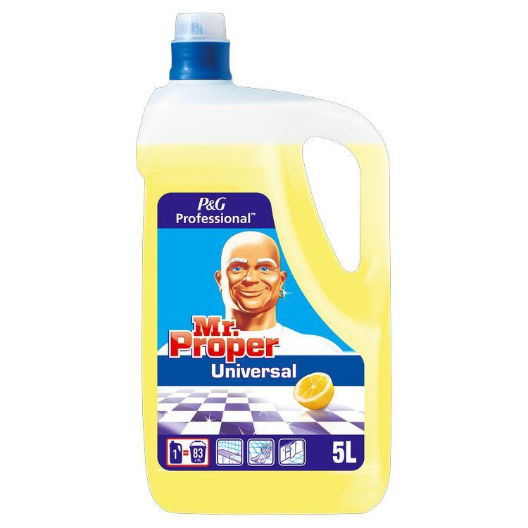 Mr.Proper prof.univ.čistič 5l citron | Čistící a mycí prostředky - Saponáty - Saponáty na podlahu a univerzální Mr.Proper prof.univ.čistič 5l citron | Čistící a mycí prostředky - Saponáty - Saponáty na podlahu a univerzální
